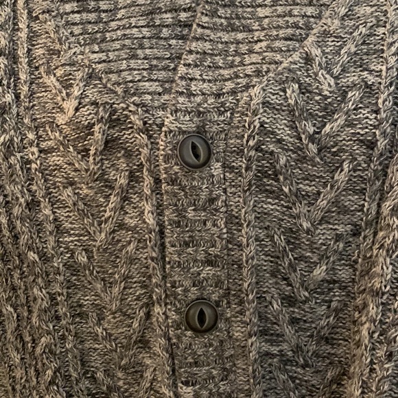Cable knit button down. - Picture 6 of 6